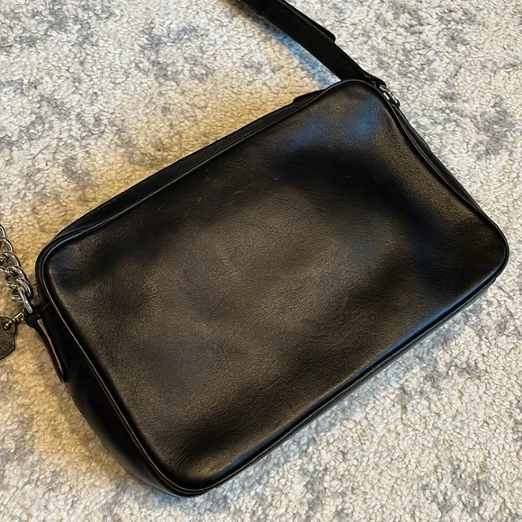 COACH Black Leather Crossbody Bag - Picture 7 of 13